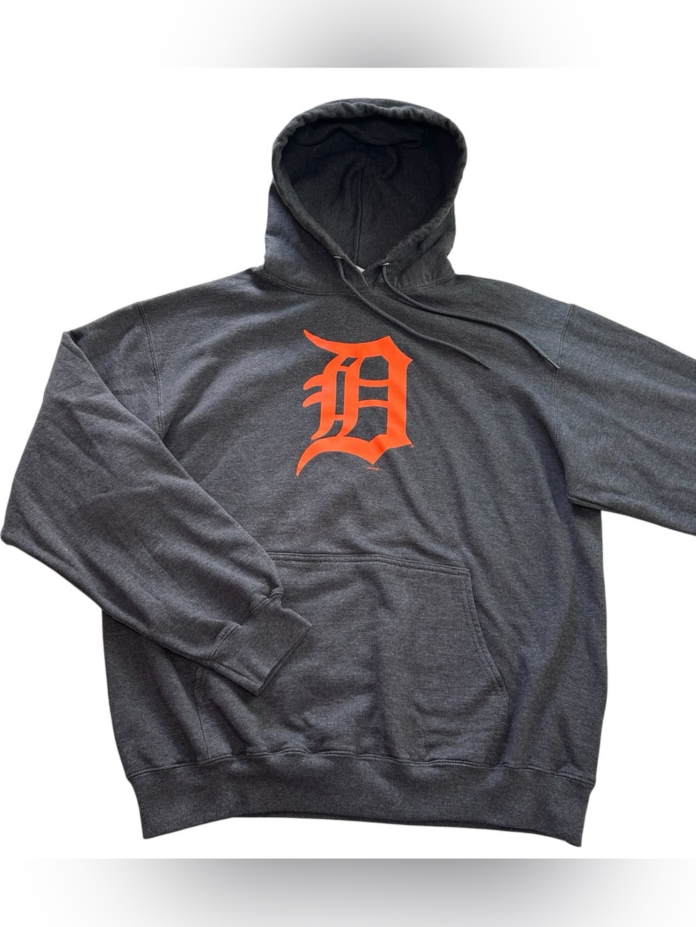 Detroit Tigers MLB Genuine Merchandise Men’s Sleeve Hoodie Sweatshirt Gray sz L